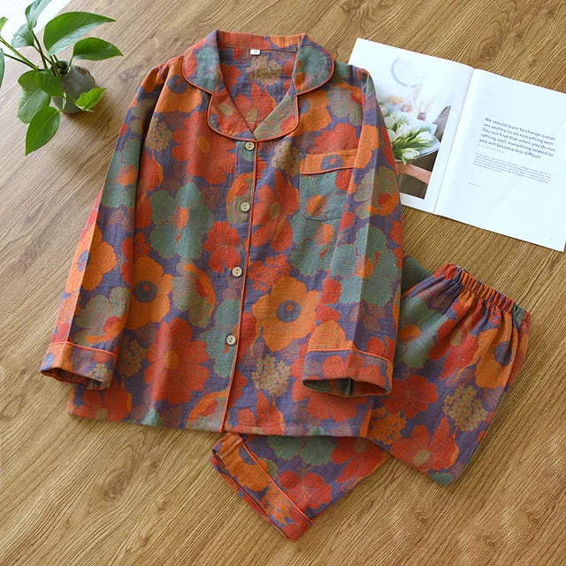 Bloemen oranje / XL